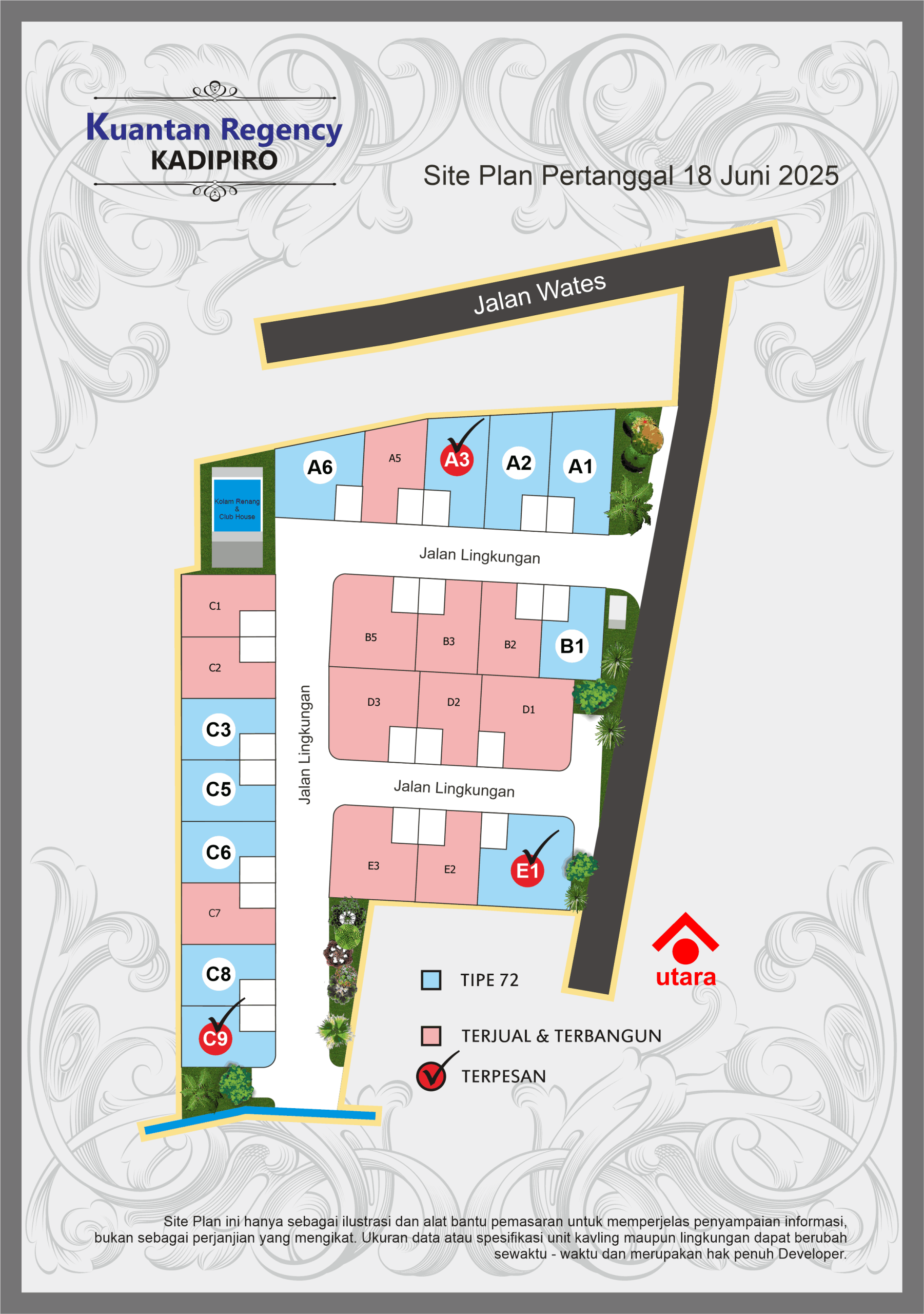 Site Plan Perumahan Baru Di Jogja 2022, Kuantan Regency Kadipiro Yogyakarta Site Plan Perumahan Baru Di Jogja 2025, Kuantan Regency Kadipiro Yogyakarta